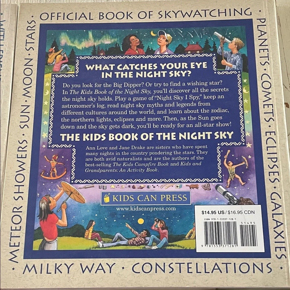 Kids Learning Adventure Book Set - Summer Games and Night Sky Kidcore